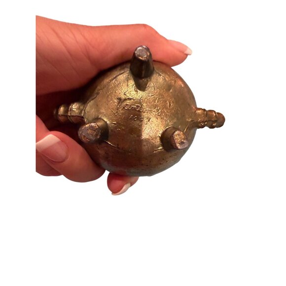 Vantine's Antique Signed 1004 Collectible Asian Design Bronze Incense Burner - Picture 3 of 15